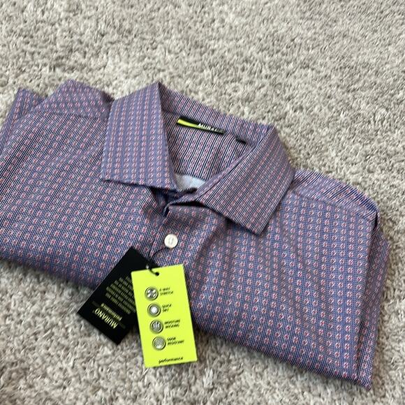 NEW $89 Murano Performance mens long sleeve shirt Stretch Quick Dry 3XB Wicking - Picture 15 of 16
